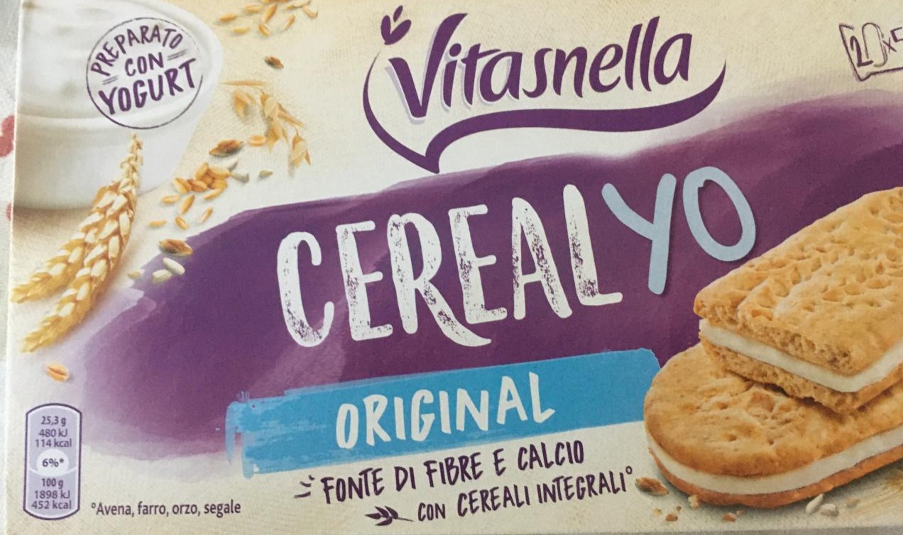 Фото - Vitasnella cereal yo jogurt original