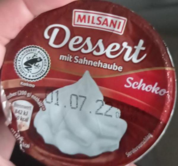 Фото - Dessert mit sahnehaube schoko Milsani