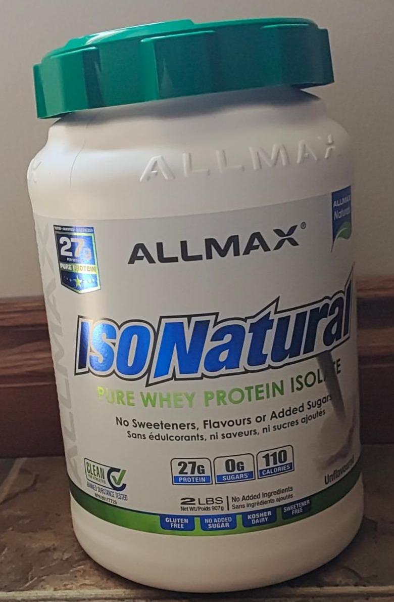 Фото - Протеїн Pure Whey Protein Isolate IsoNatural AllMax Nutrition
