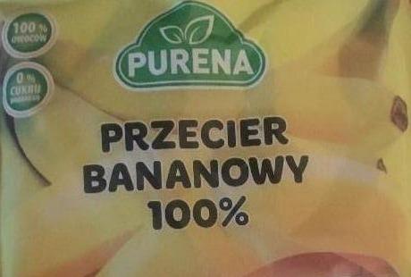 Фото - Пюре з бананового муса 100% Przecier bananowy Purena