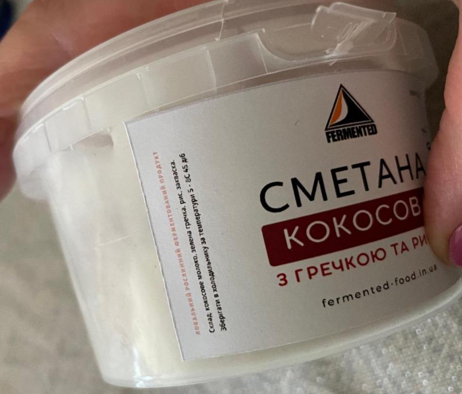 Фото - Кокосова сметана з гречкою та рисом Fermented