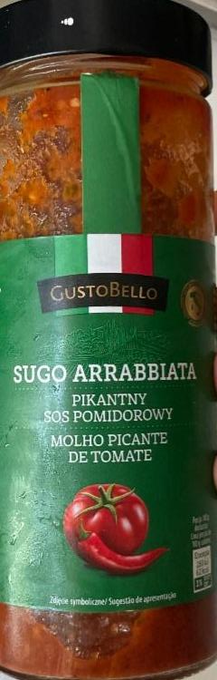 Фото - Гострий томатний соус Suggo Arrabbiata GustoBello