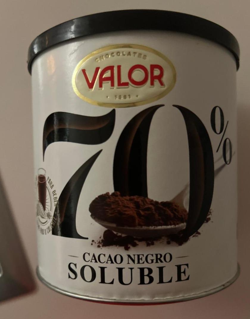 Фото - Шоколад гарячий 70% Valor