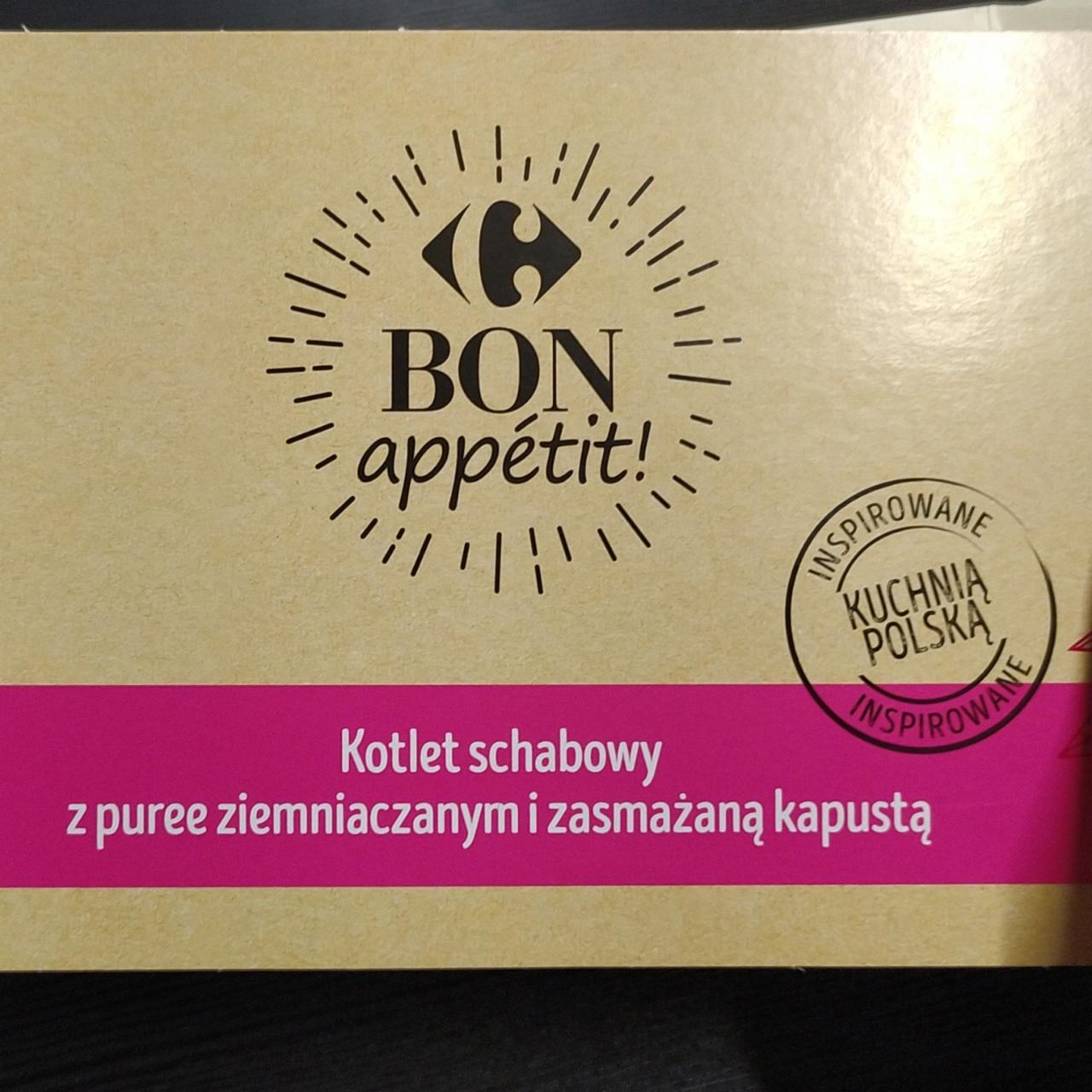 Фото - Kotlet schabowy z puree ziemniaczanym i zasmažana kapusta Bon appetit