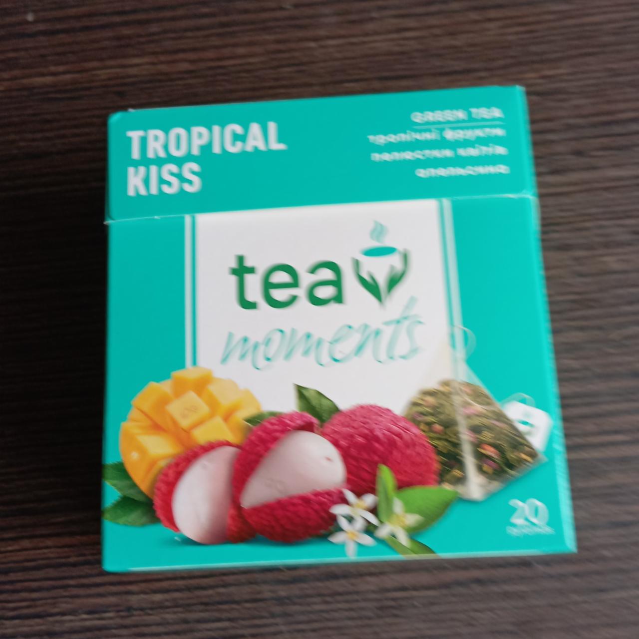Фото - Чай зелений зі смаком тропічних фруктів Tropical Kiss Tea Moments