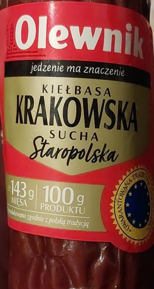 Фото - Kiełbasa krakowska sucha staropolska Olewnik