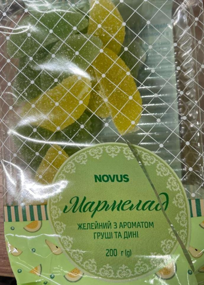 Фото - Мармелад з ароматом груші та дині Novus