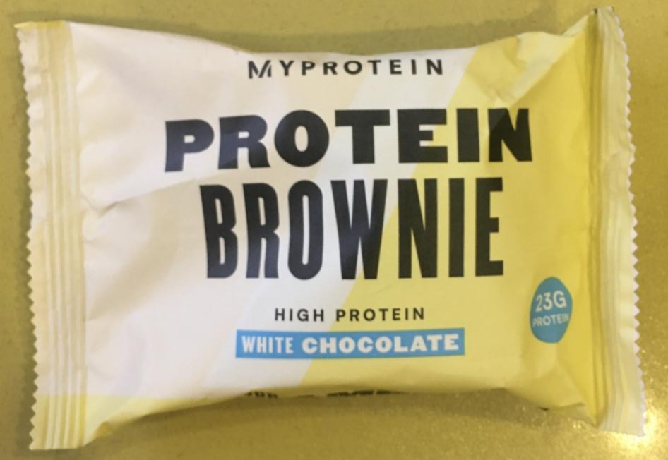 Фото - protein brownie white chocolate Myprotein
