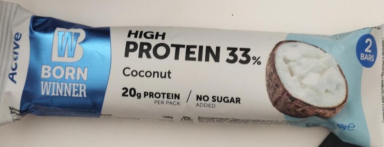 Фото - High Protein 33% Coconut Born Winner