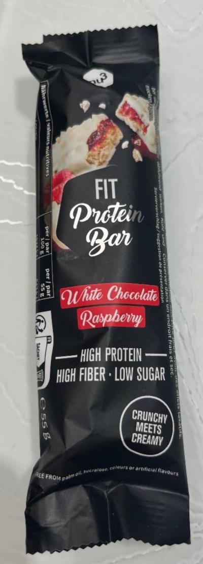Фото - Fit Protein Bar White chocolate Raspberry nu3