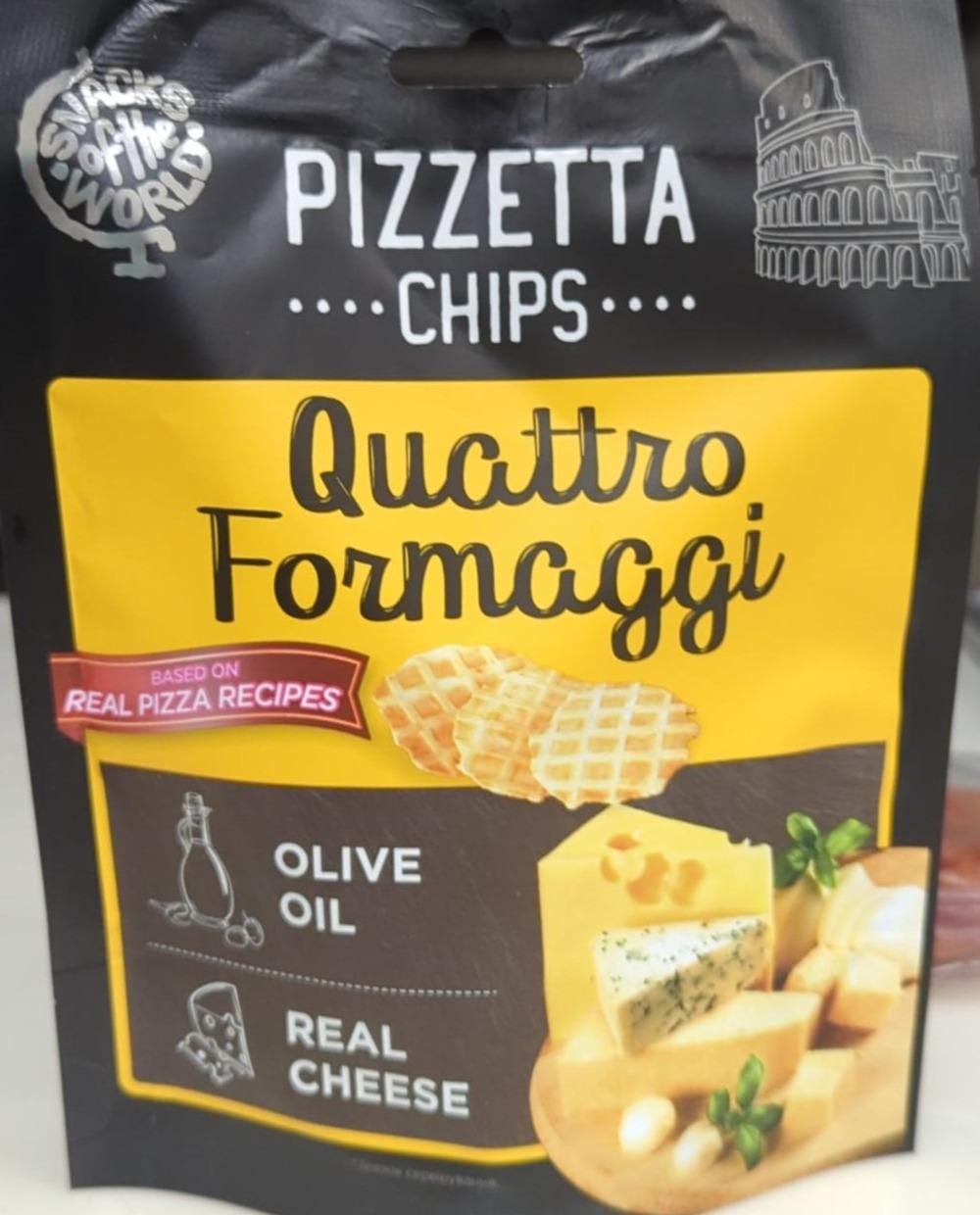 Фото - Pizzetta chips Quattro Formaggi Snacks of the World