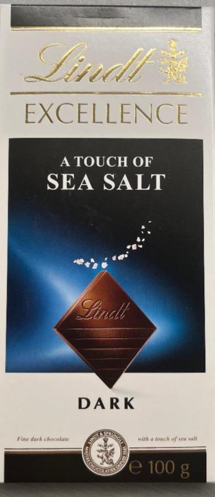 Фото - Шоколад чорний Excellence Sea Salt зі смаком морської солі Lindt