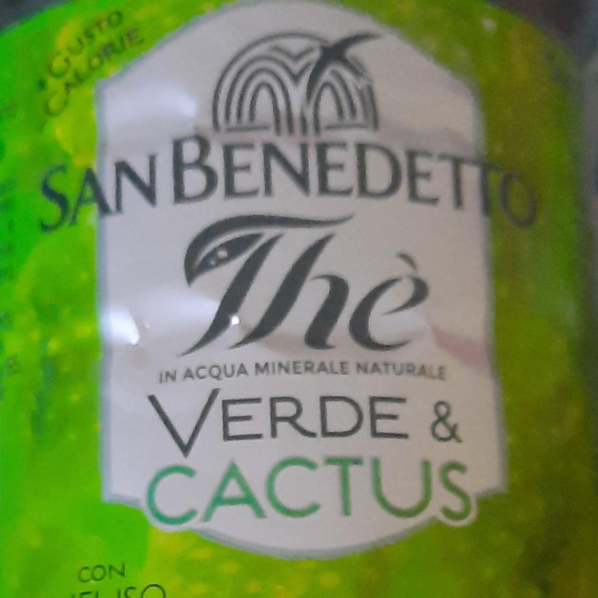 Фото - The in acqua minerale naturale Verde cactus San Benedetto