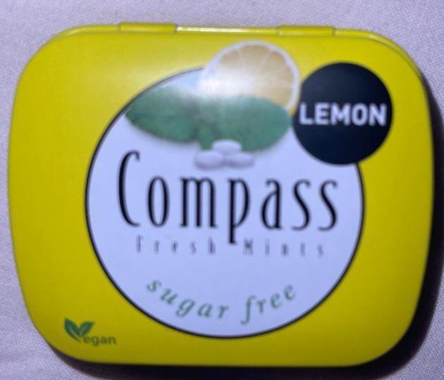 Фото - Льодяники лимон без цукру Compass Lemon