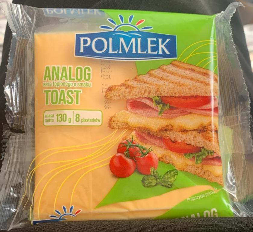 Фото - Сир плавлений тостовий Toast Polmlek