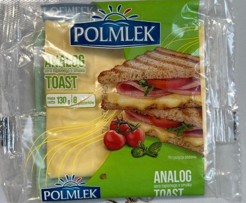 Фото - Сир плавлений тостовий Toast Polmlek
