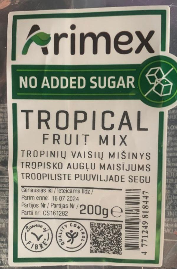 Фото - Суміш тропічних фруктів без цукру Tropical Fruit Mix Arimex