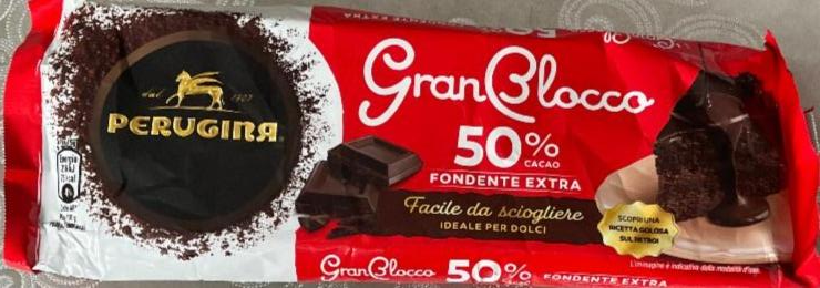 Фото - Темний шоколад Gran Blocco Dark 50% cacao Perugina