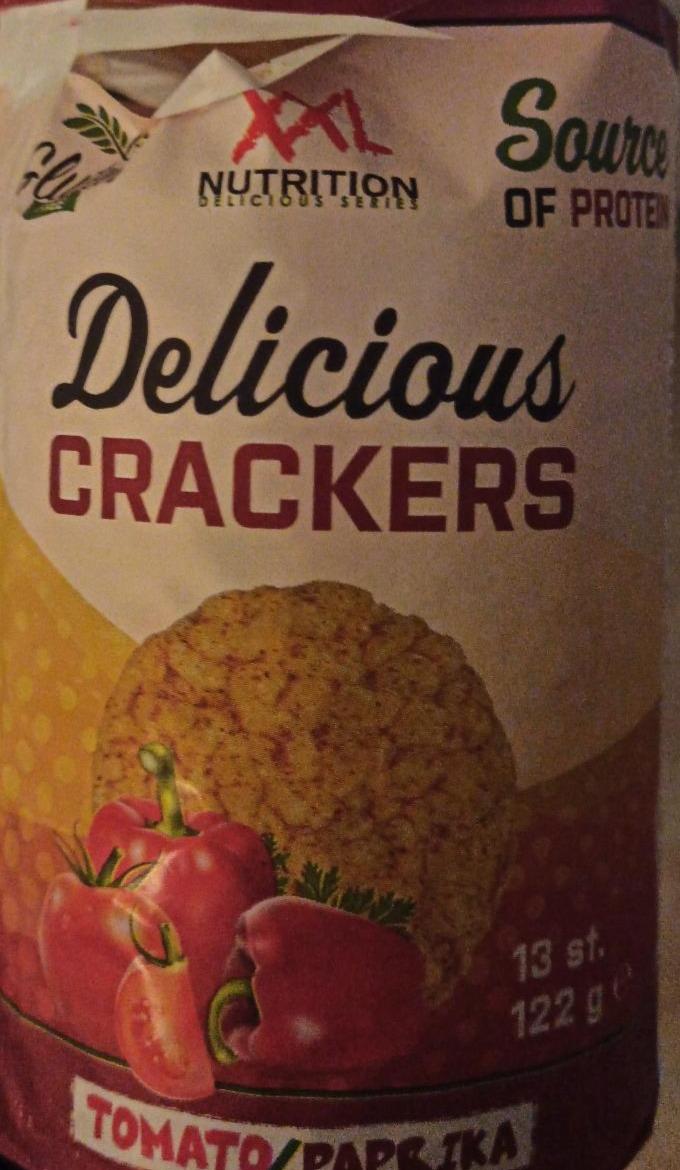 Фото - Печиво Delicious crackers помідор/перець XXL Nutrition
