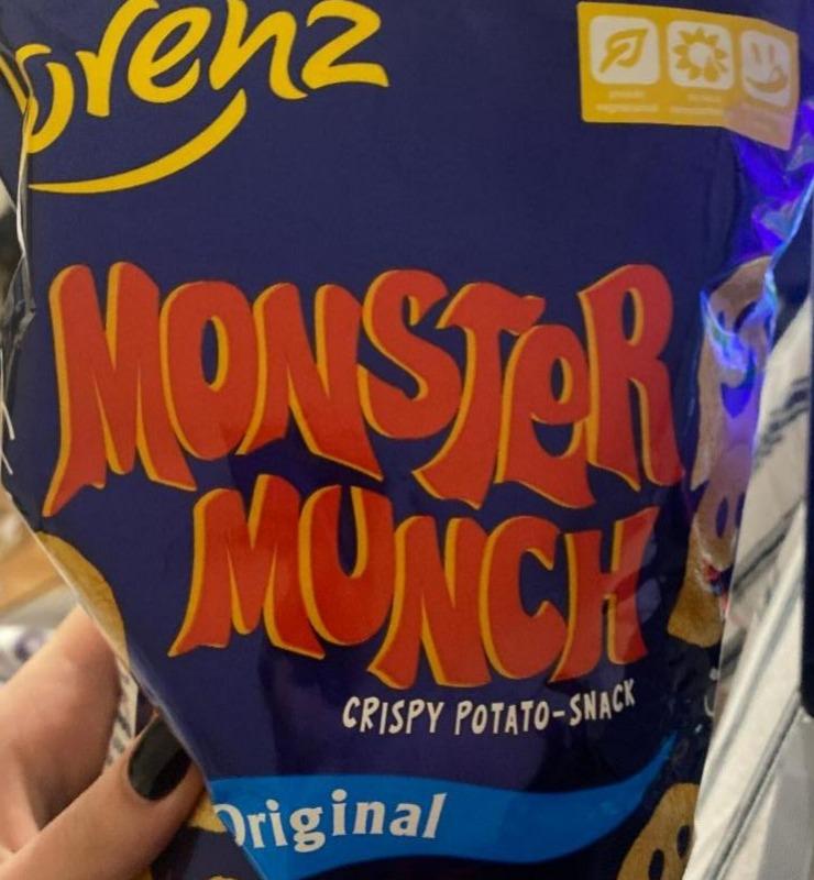 Фото - Чіпси солоні картопляні Monster Munch