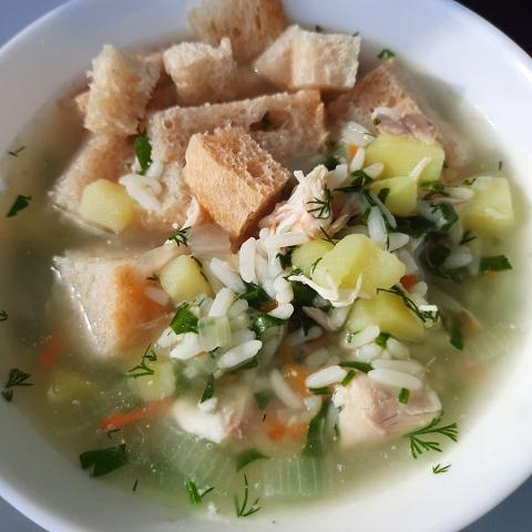 Фото - Рисовий суп з куркою