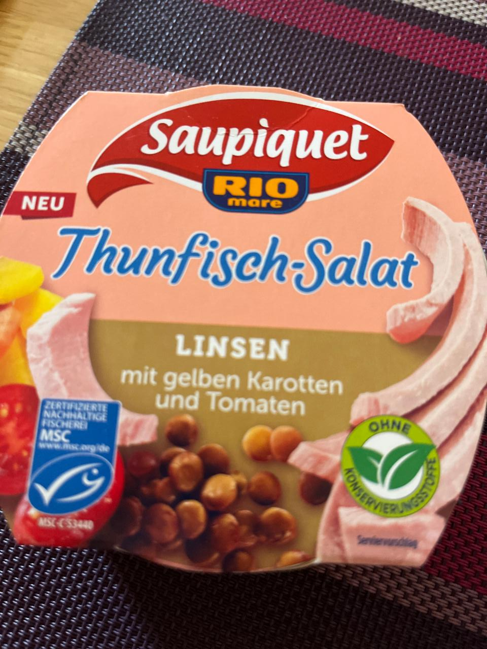 Фото - Салат з тунця та сочевиці Thunfisch Salat Linsen