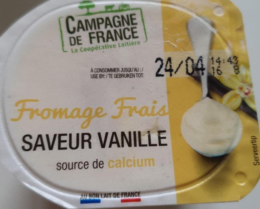 Фото - Свіжий сир зі смаком ванілі Campagne de France