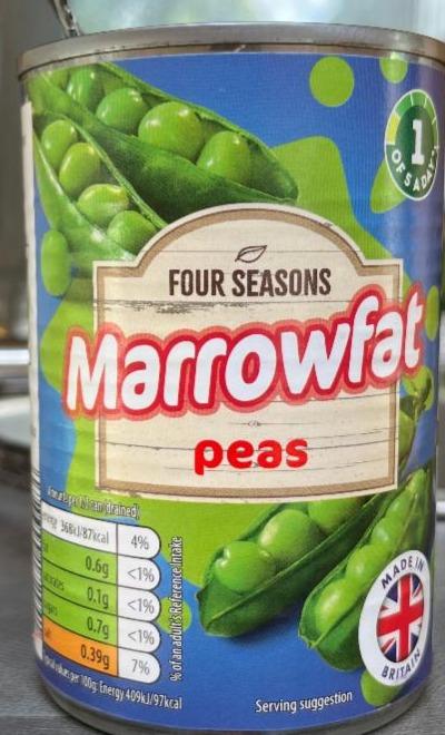 Фото - Горошок зелений Peas Marrowfat Four Seasons