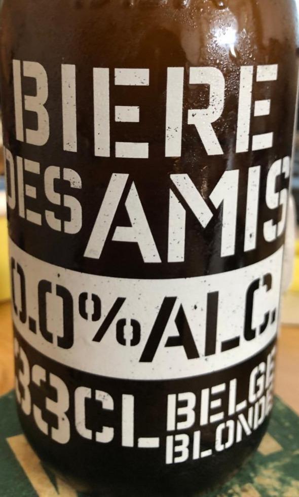 Фото - Bière belge blonde sans alcool Bière des amis