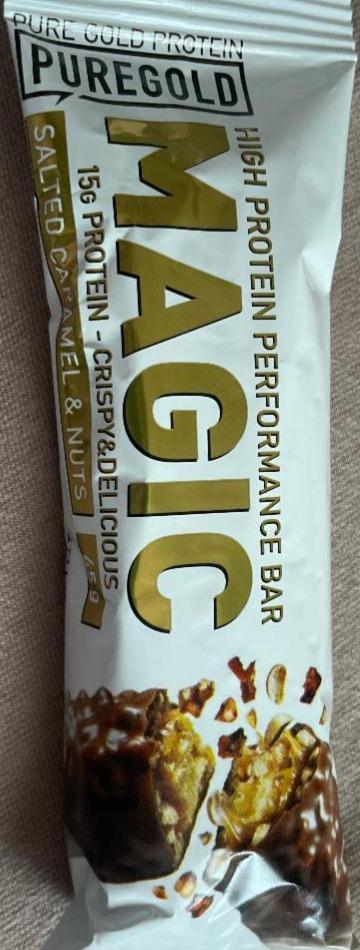 Фото - Magic Bar protein szelet Salted Nuts & Caramel Puregold protein