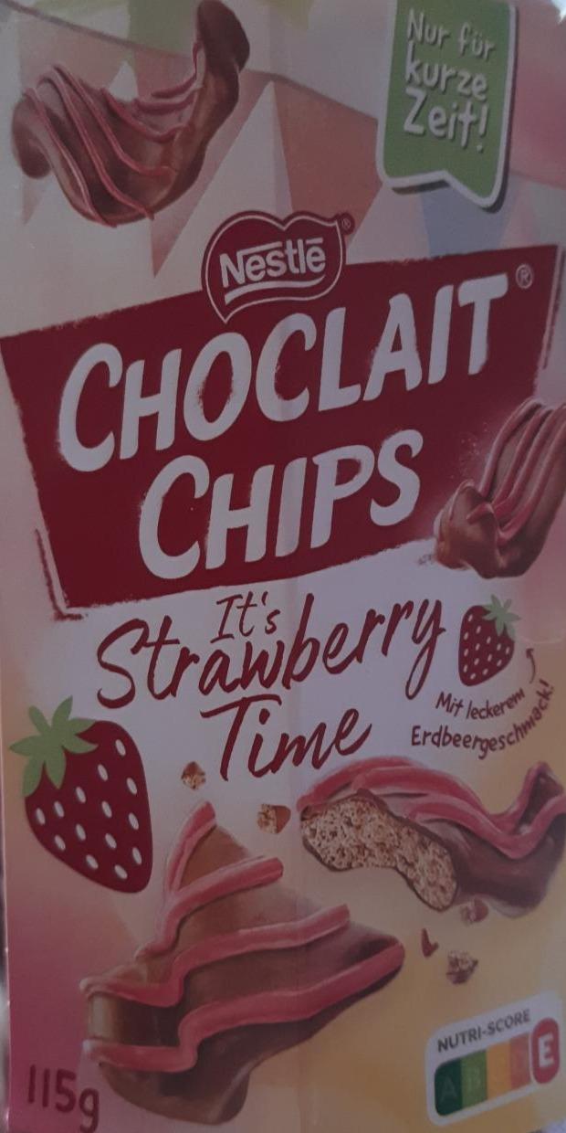 Фото - Choclait Chips erdbeer geschmack Nestlé