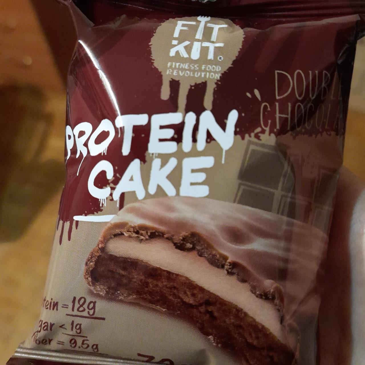 Фото - протеїнове печиво Protein shake подвійний шоколад з суфле Fit Kit