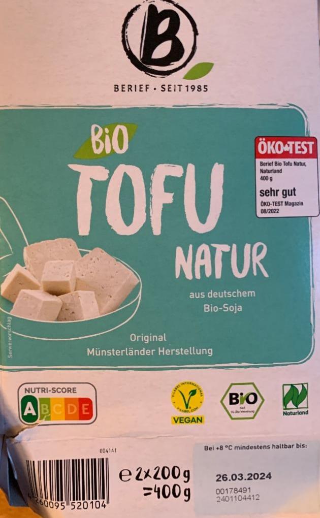 Фото - Bio Tofu Natur Berief