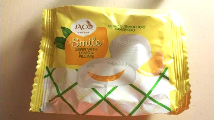 Фото - Зефір з лимонною начинкою Smile Jaco