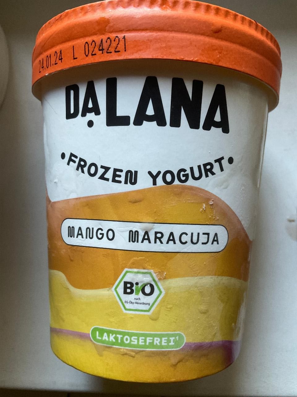 Фото - Йогурт заморожений манго-маракуйя Dalana