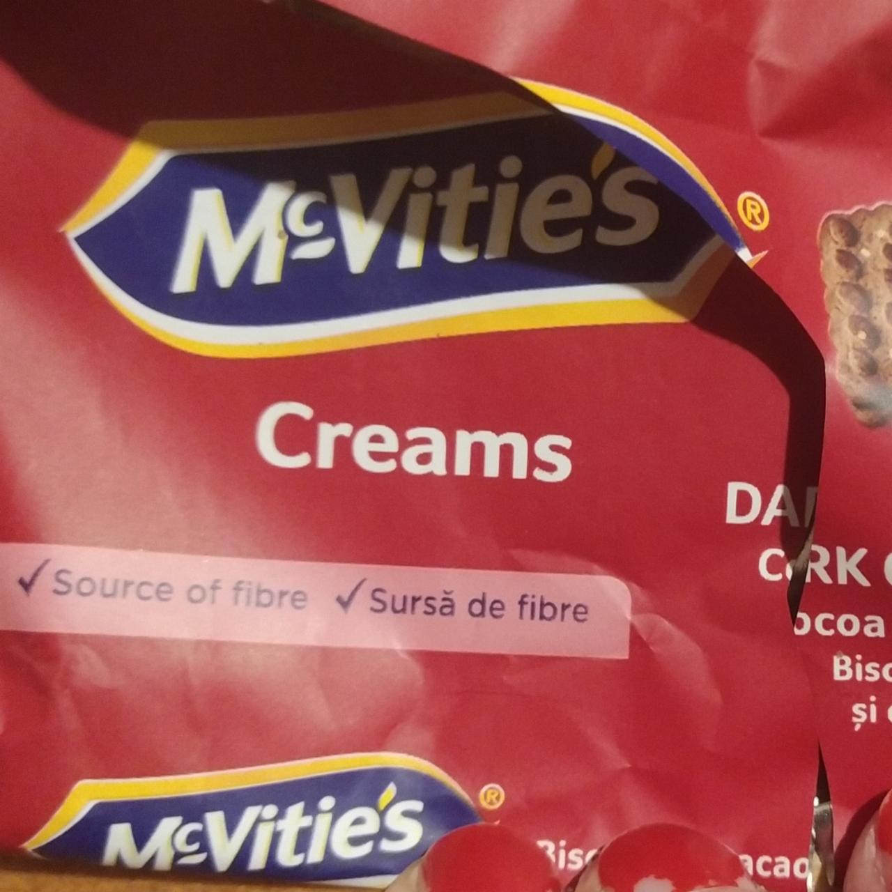 Фото - Dark chocolate cream cocoa biscuits with rolled oats McVities