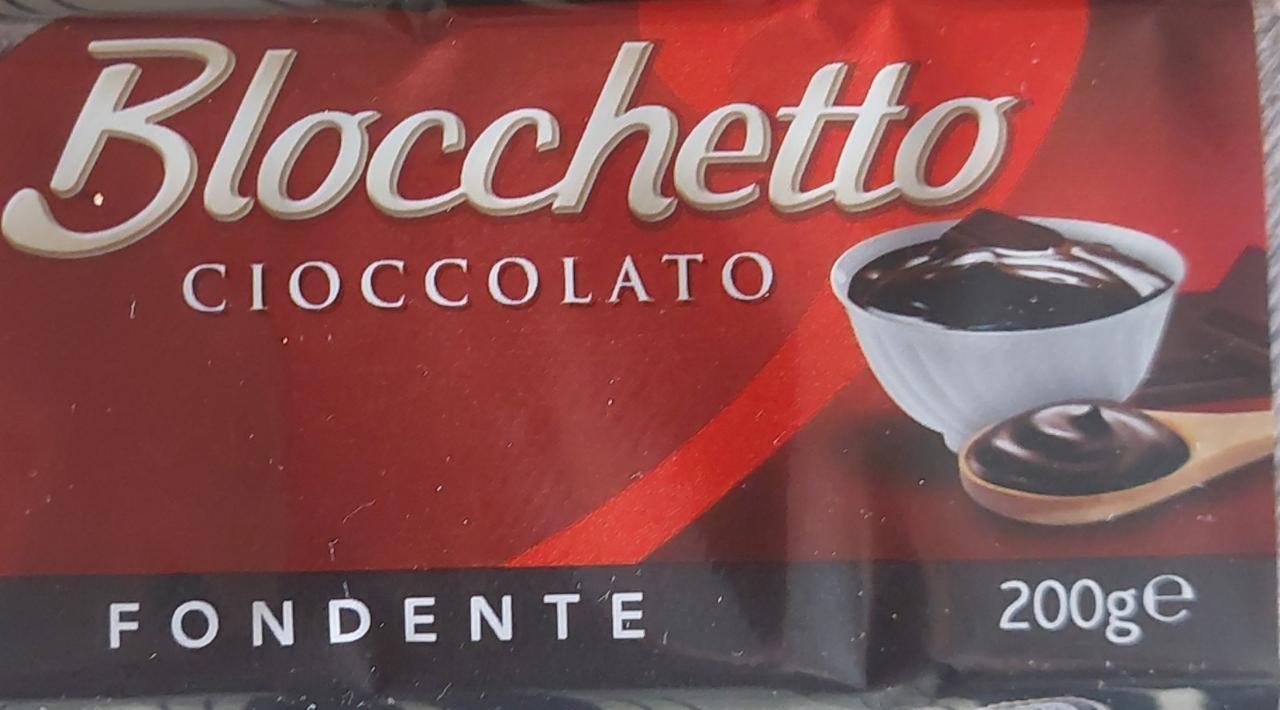 Фото - Blocchetto cioccolato fondente