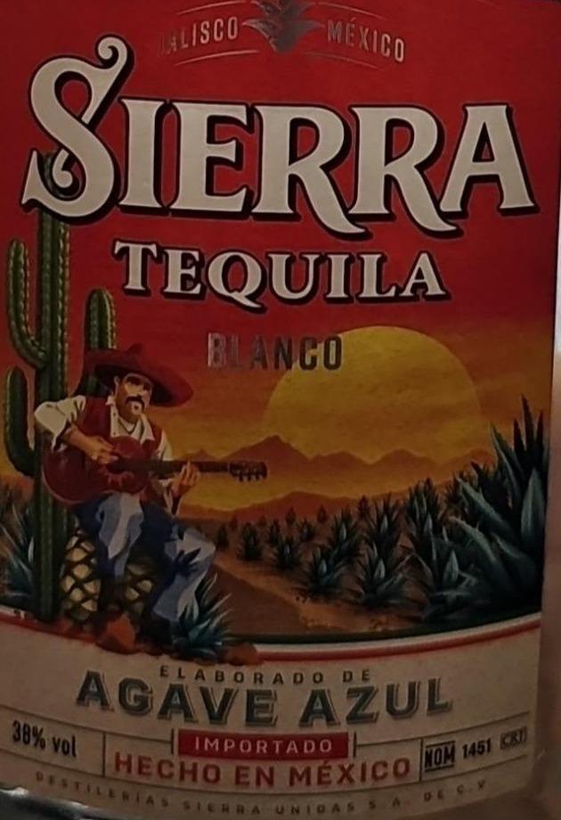 Фото - Tequila 38% Blanco Sierra