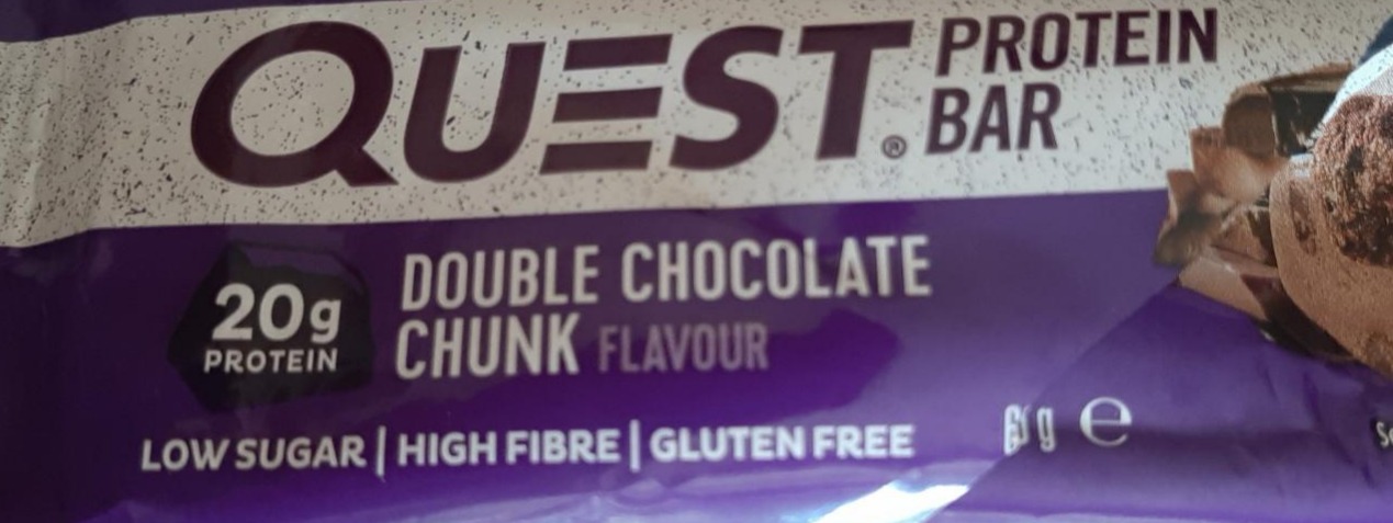 Фото - Батончик протеїновий Double Chocolate Chunk Quest
