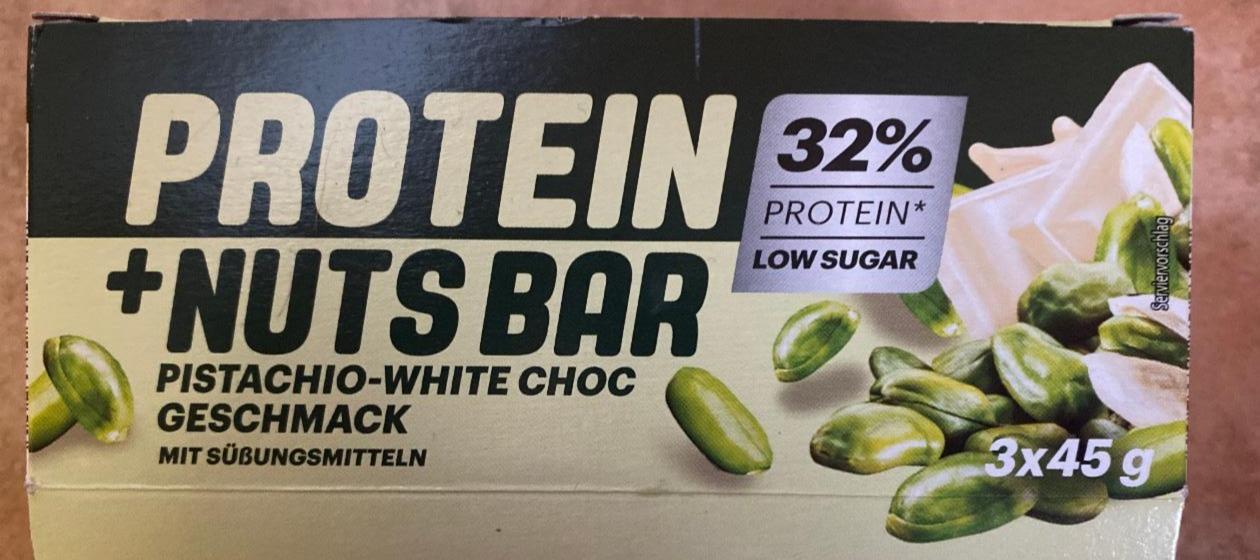 Фото - Protein + Nuts bar Pistachio White Choc Lidl
