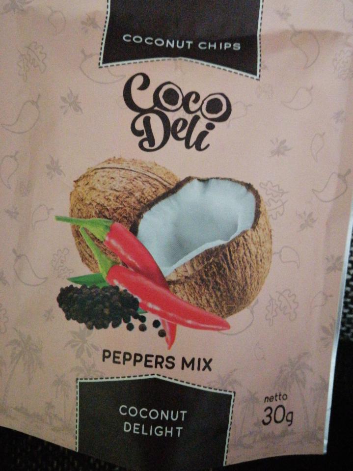 Фото - Чіпси кокосові Перець Coco Deli