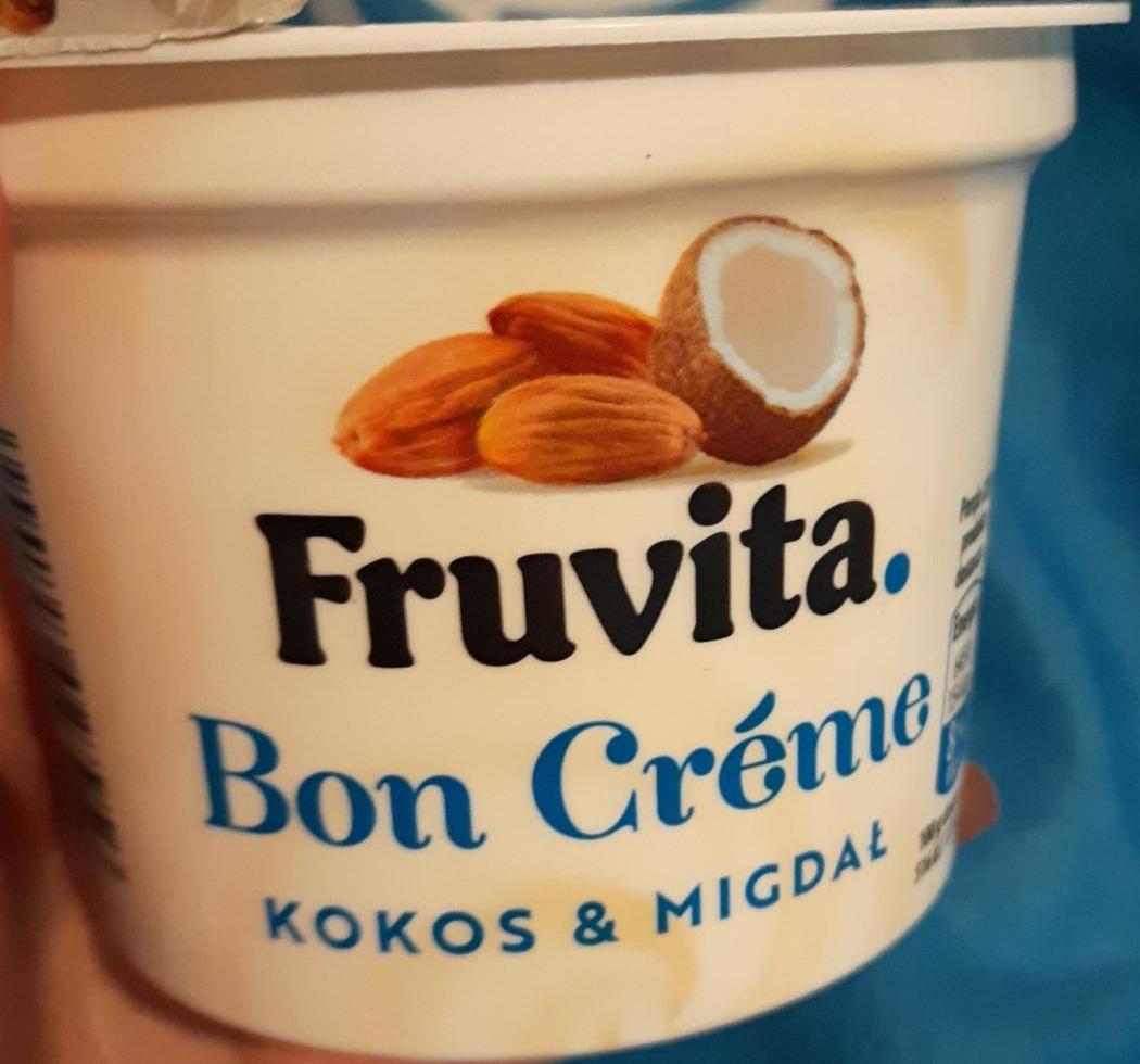 Фото - Йогурт зі смаком кокосу та мигдалю Bon Creme Kokos & Migdał Fruvita