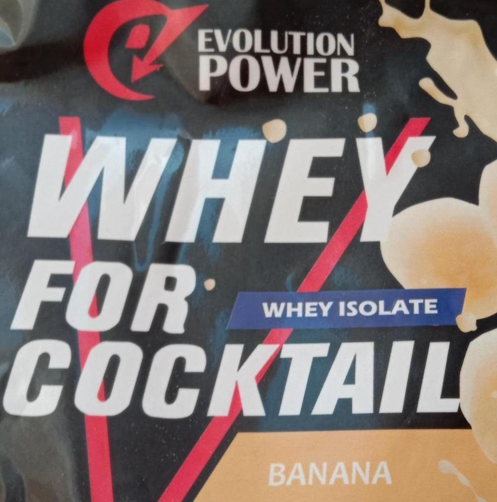 Фото - Whey for Cocktail Banana Evolution power