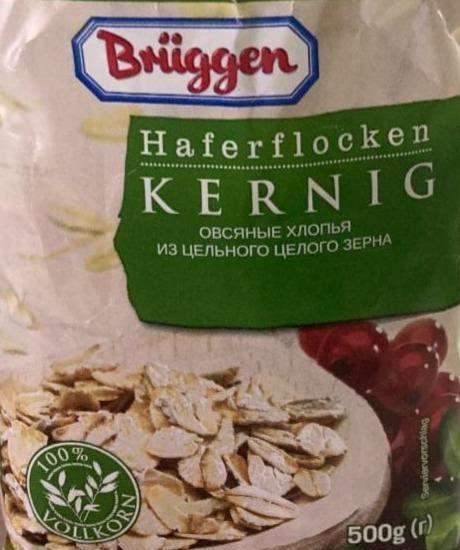 Фото - Пластівці вівсяні з цільного цілого зерна Haferflocken Kernig Bruggen