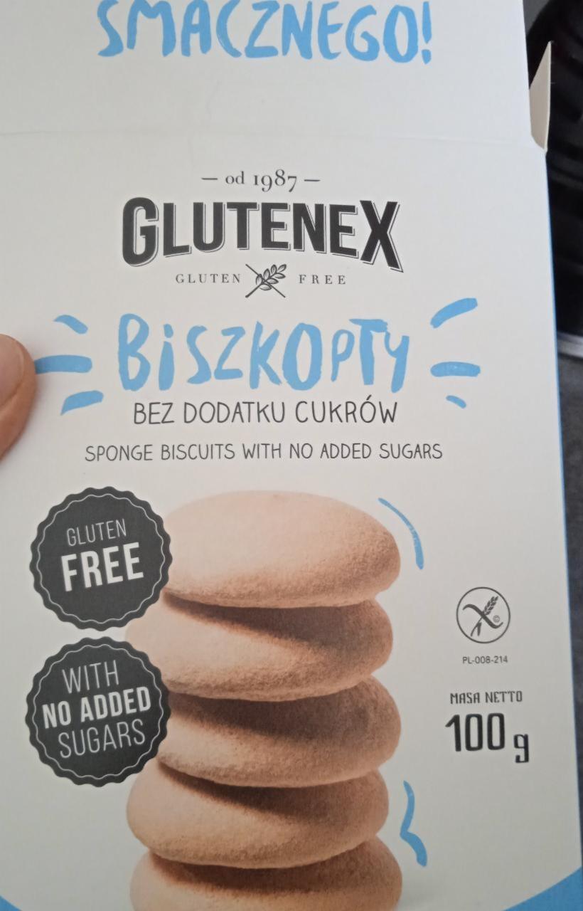 Фото - Печиво бісквітне без цукру Biszkopty Glutenex