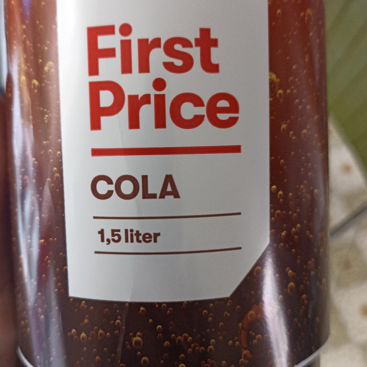 Фото - Напій безалкогольний Cola First Price