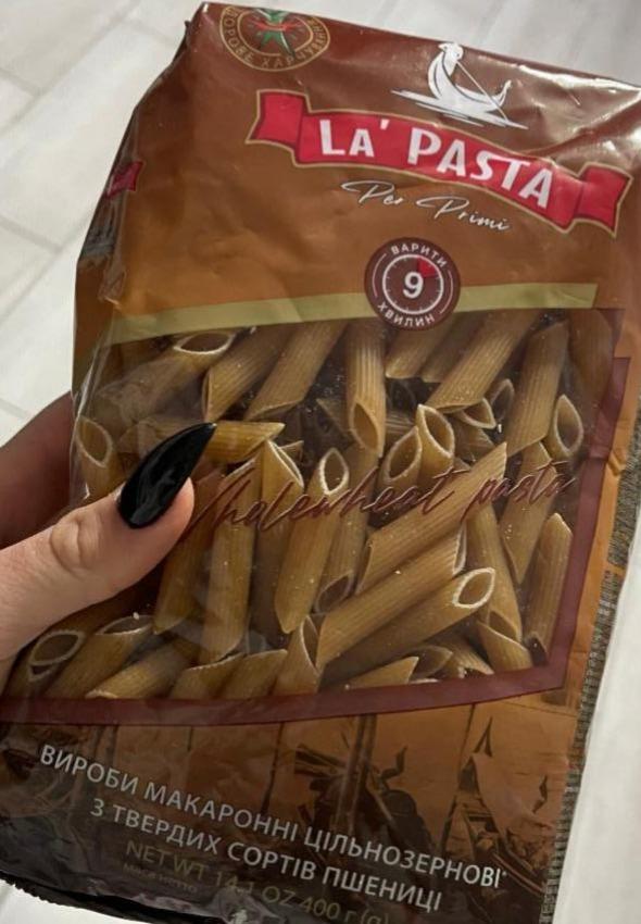 Фото - Вироби макаронні цільнозернові з твердих сортів пшениці La Pasta