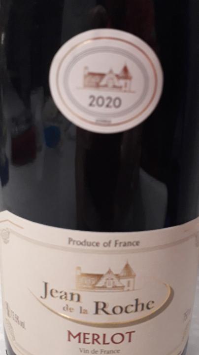 Фото - Вино виноградне сухе червоне сортове Мерло Jean de la Roche