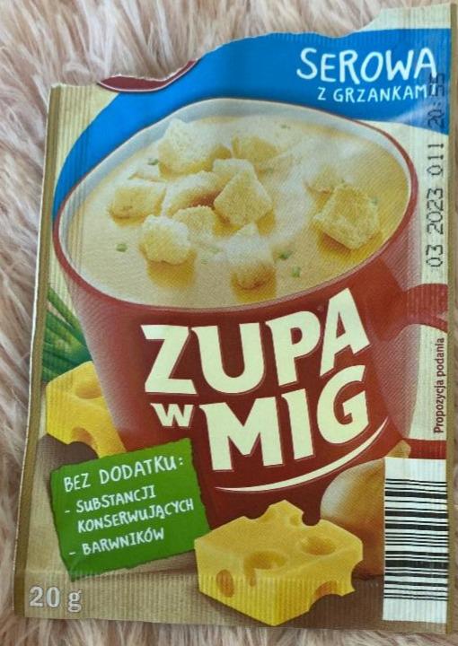 Фото - Serowa z grzankami Zupa w mig Kania