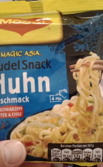 Фото - Magic Asia Instant Nudel Snack Huhn Maggi